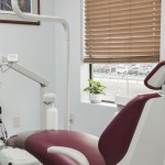 close up of the dental chair