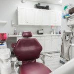 wide shot of the dental chair