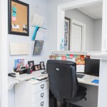 front desk of the office