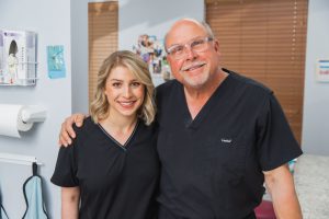 Dr. lonergan and his daugther molly